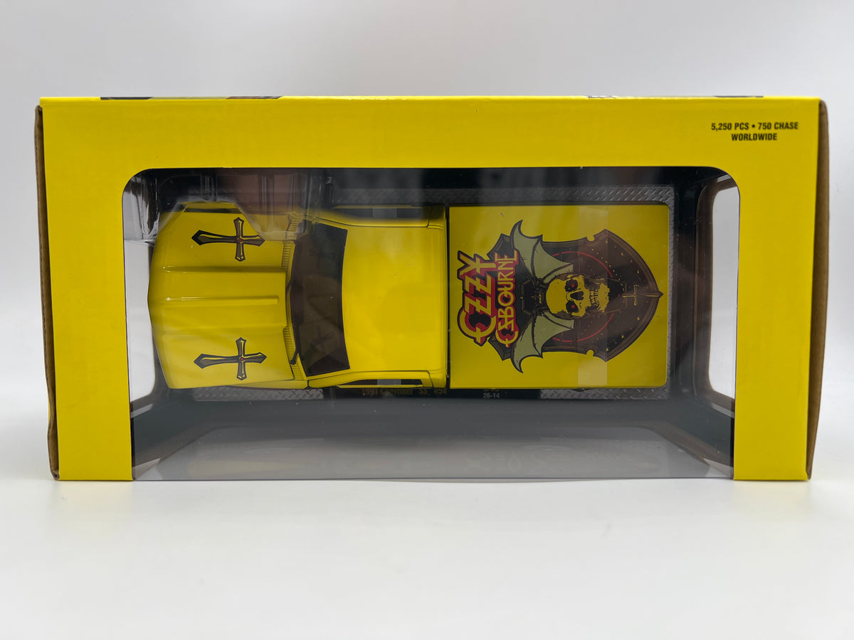 M2 Machines 1/24 Scale S45 Rock Legends Ozzy Osbourne 1991 Chevrolet SS 454 Yellow/Red