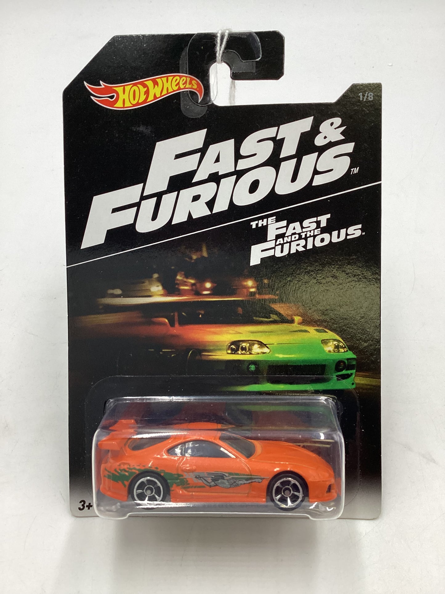 Hot wheels 2016 Fast and furious 94 Toyota supra orange #1 w/protector 69A