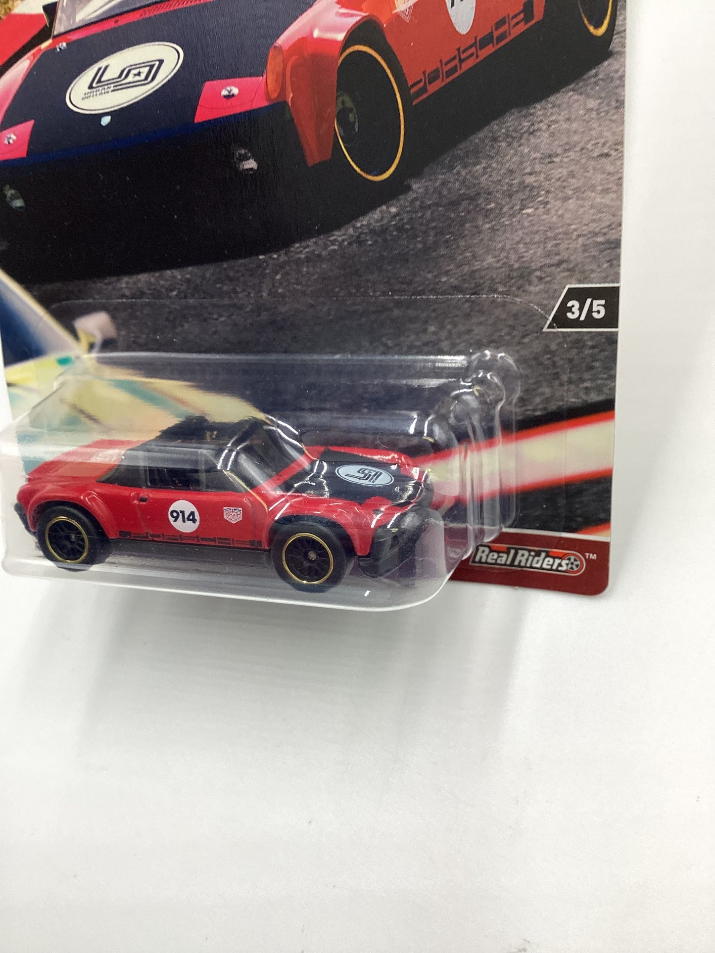 Hot wheels Race Day #3 Porsche 914-6 Red