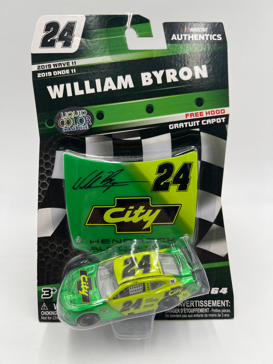 2019 Nascar Authentics Wave 11 Liquid Color CHASE William Byron #24 Green