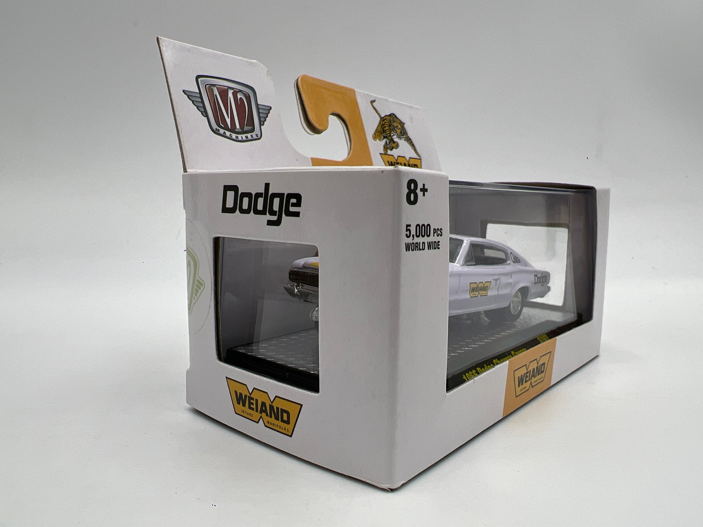 M2 Machines 1966 Dodge Charger Gasser White Weiand S101