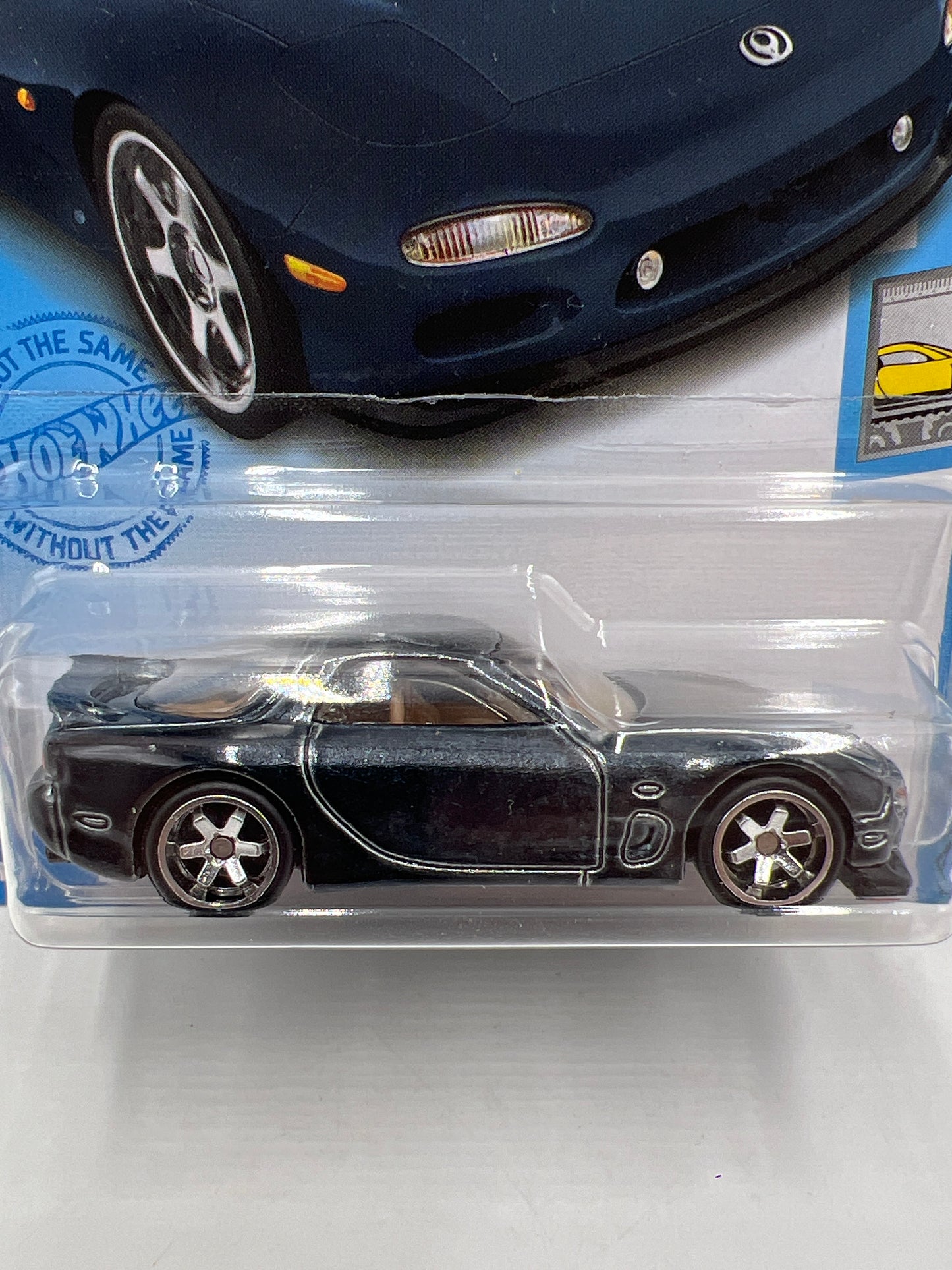 2021 Hot Wheels Super Treasure Hunt #88 95 Mazda RX-7 Black W/Protector