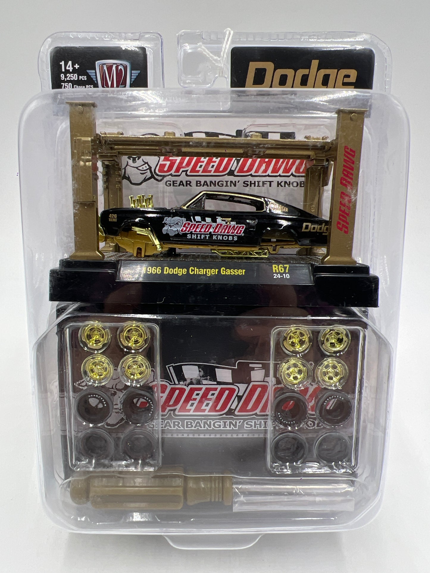 M2 Machines R67 Model Kits CHASE Speed Dawg 1966 Dodge Charger Gasser