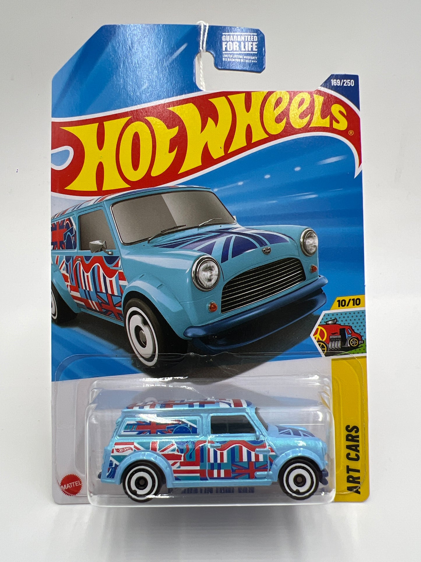 2025 Hot Wheels N Case Art Cars #169 67 Austin Mini Van Light Blue 59H