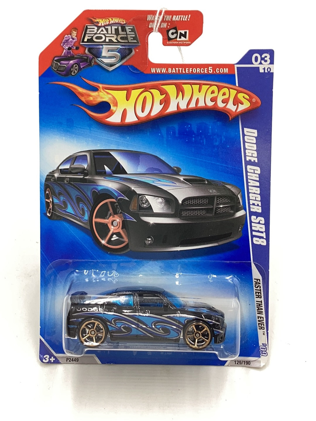 2009 Hot Wheels Faster Than Ever #129 Dodge Charger SRT8 40A