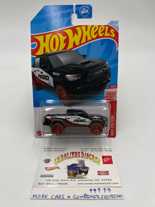 2024 Hot Wheels Target Exclusive Red Edition #198 20 Toyota Tacoma Black 148E