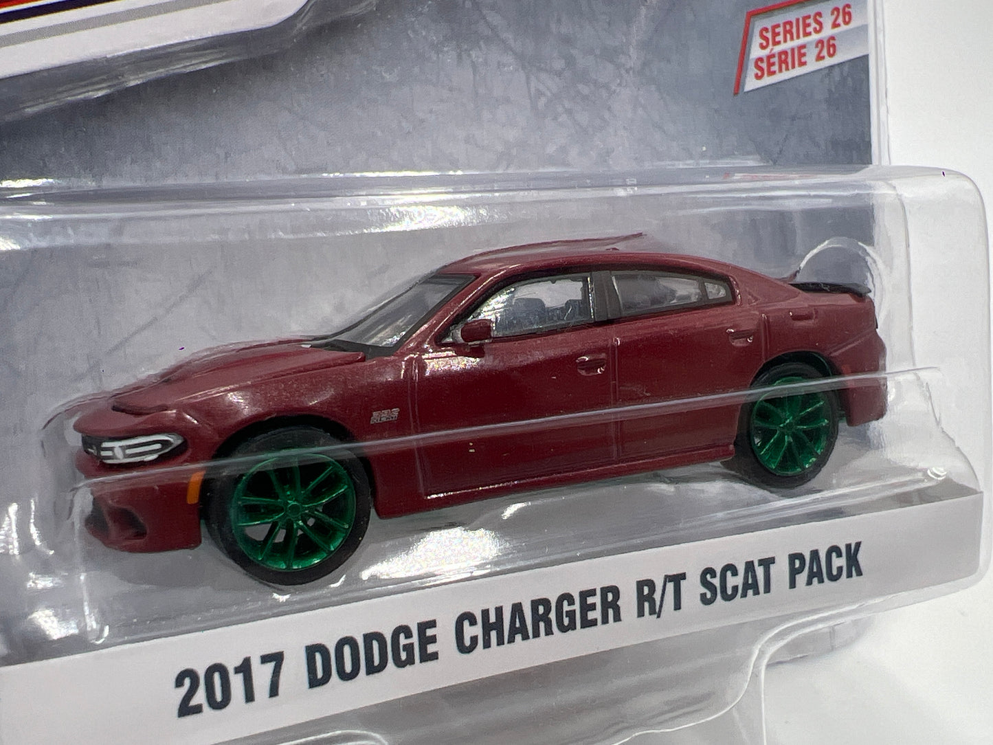 Greenlight GL Muscle Series 26 CHASE 2017 Dodge Charger R/T Scat Pack Red