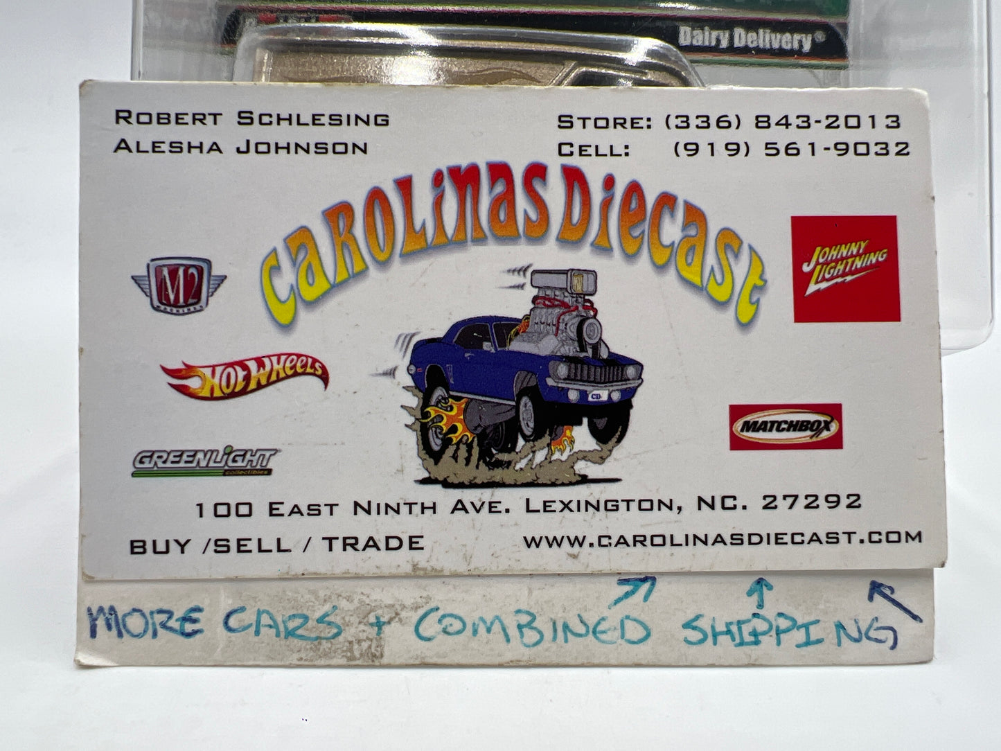 2011 Hot Wheels Mexico Convention 2423/4000 Dairy Delivery Silver W/Protector