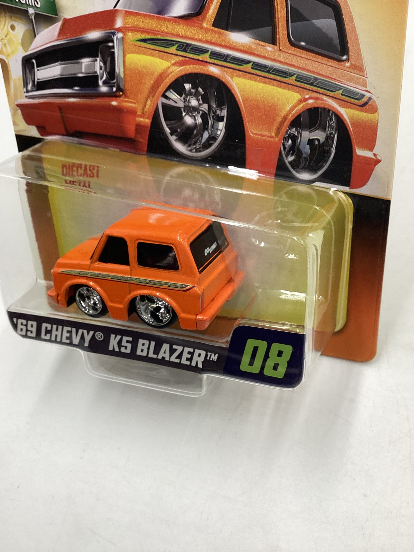 2024 Car Tuned Series 1 #8 69 Chevy K5 Blazer Orange 185A