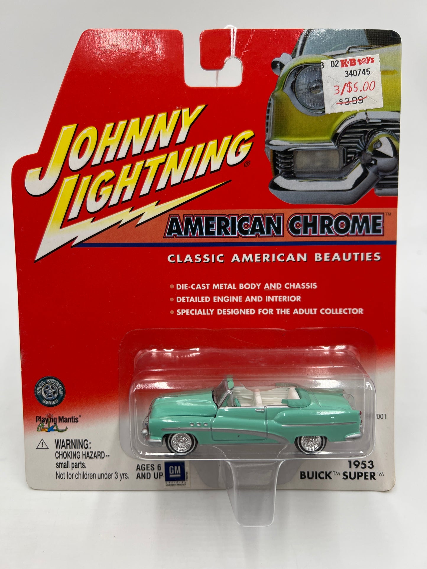 Johnny Lightning American Chrome 1953 Buick Super Convertible 220C