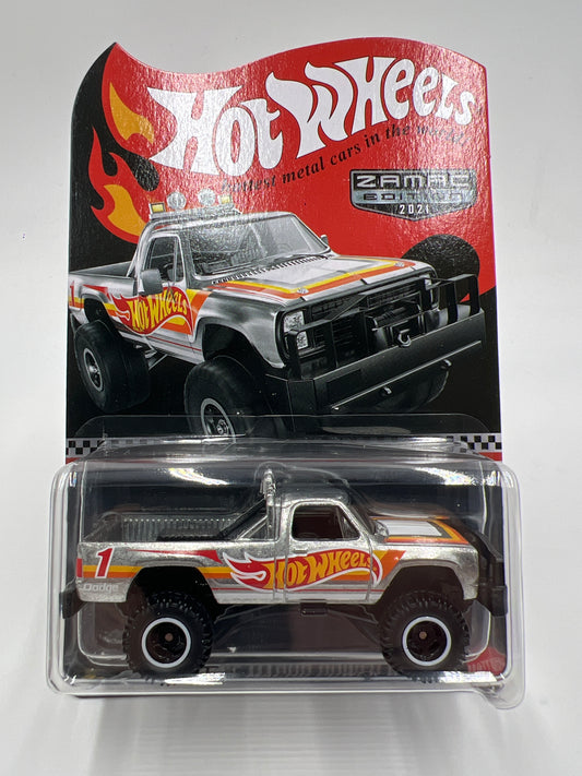 2021 Hot Wheels RLC Zamac Edition #1 1980 Dodge Macho Power Wagon W/Protector