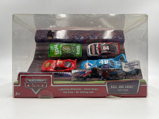 Disney Pixar The World Of Cars Race And Chase Gift Pack 4 Car Set
