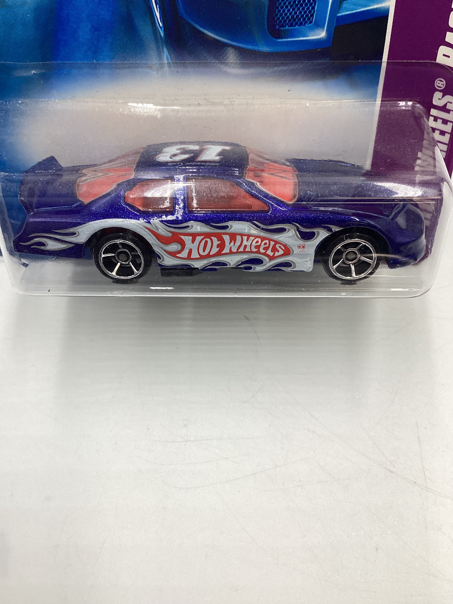 2008 Hot Wheels HW Team: Hot Wheels Racing #146 Dodge Charger Stock Car Blue Short Card 45D