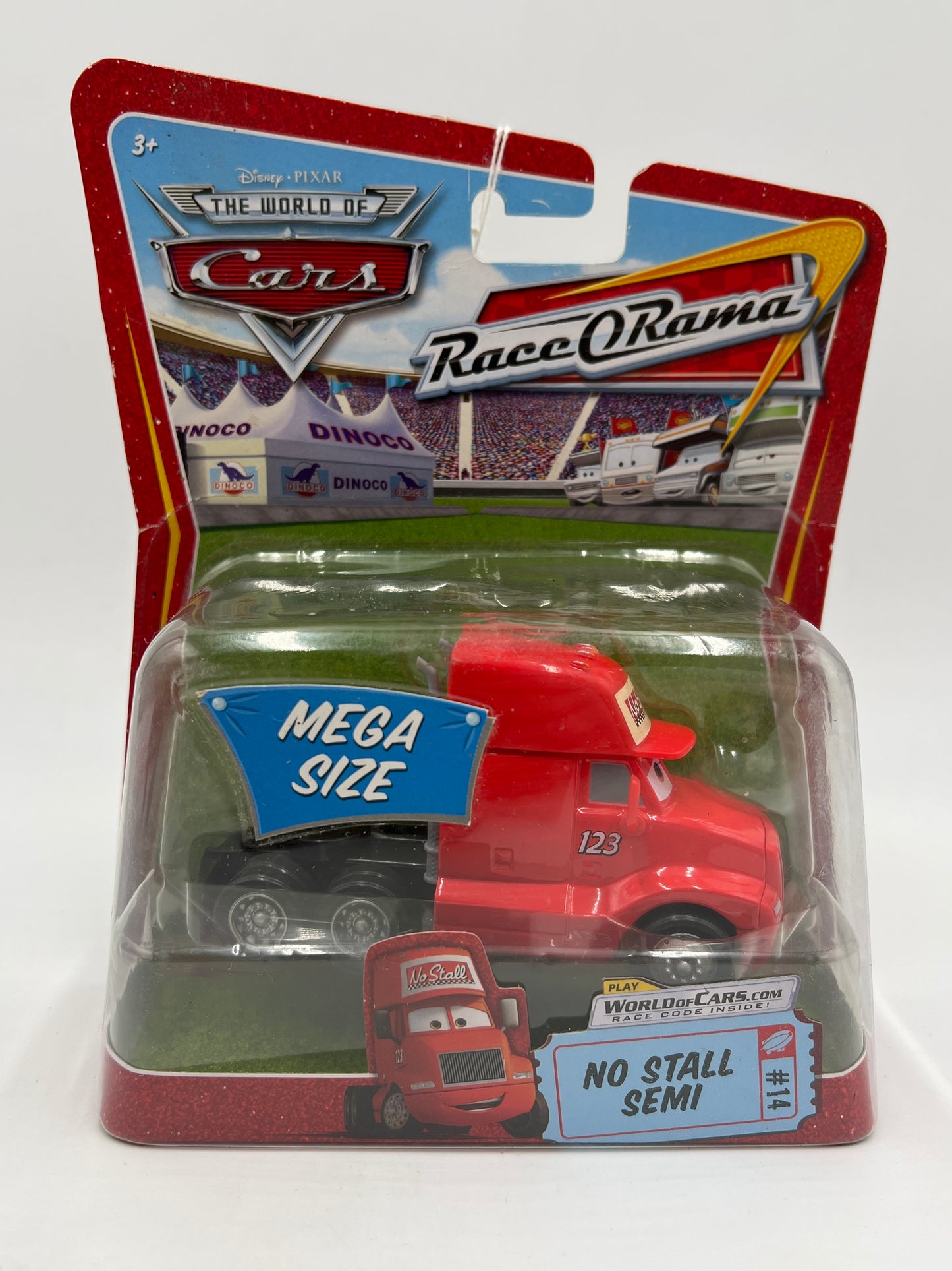 Disney Pixar The World Of Cars Race O Rama #14 Mega Size No Stall Semi 141A