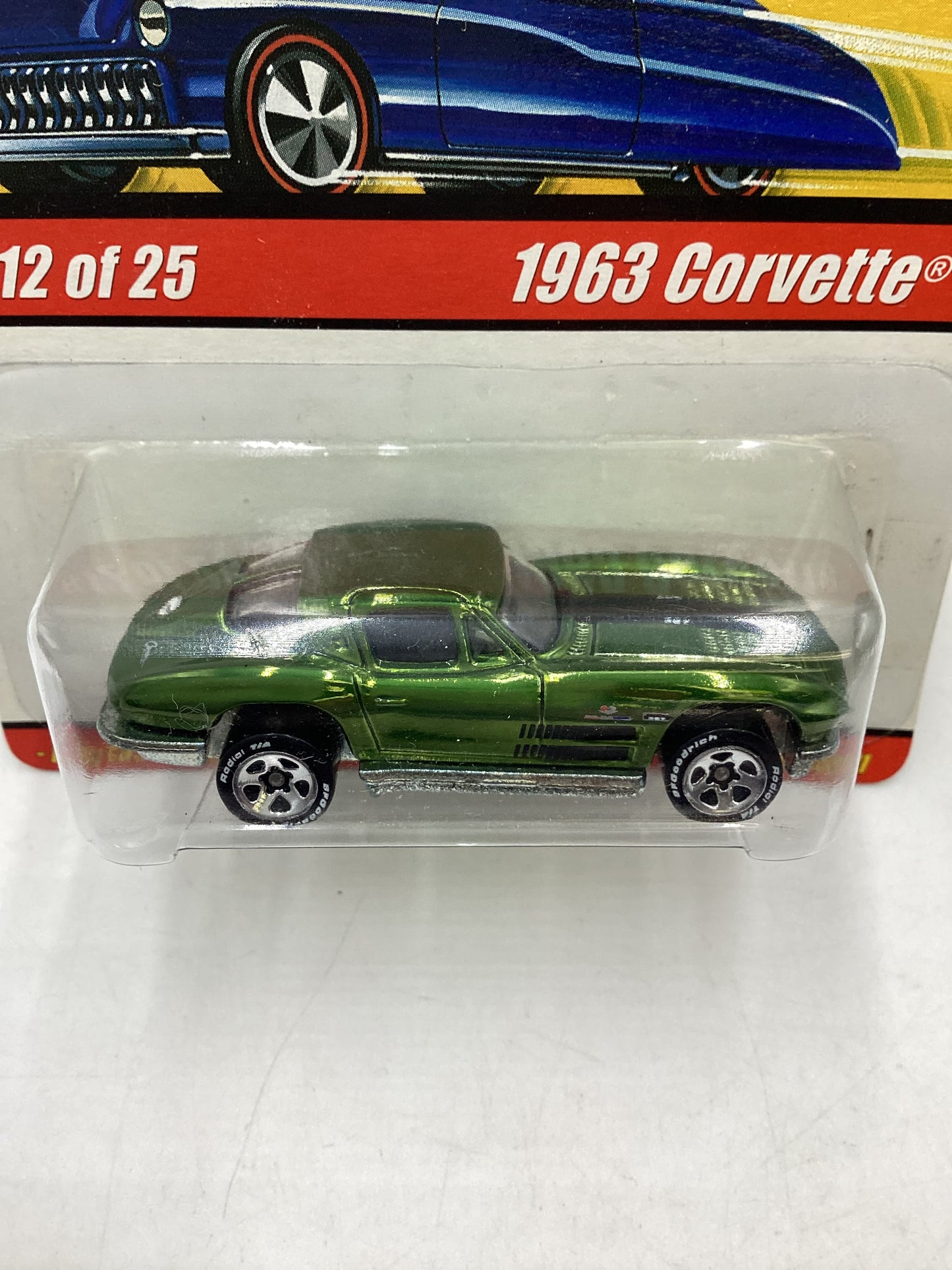 Hot wheels Classics series 1 12/25 Green 1963 Corvette (SR)