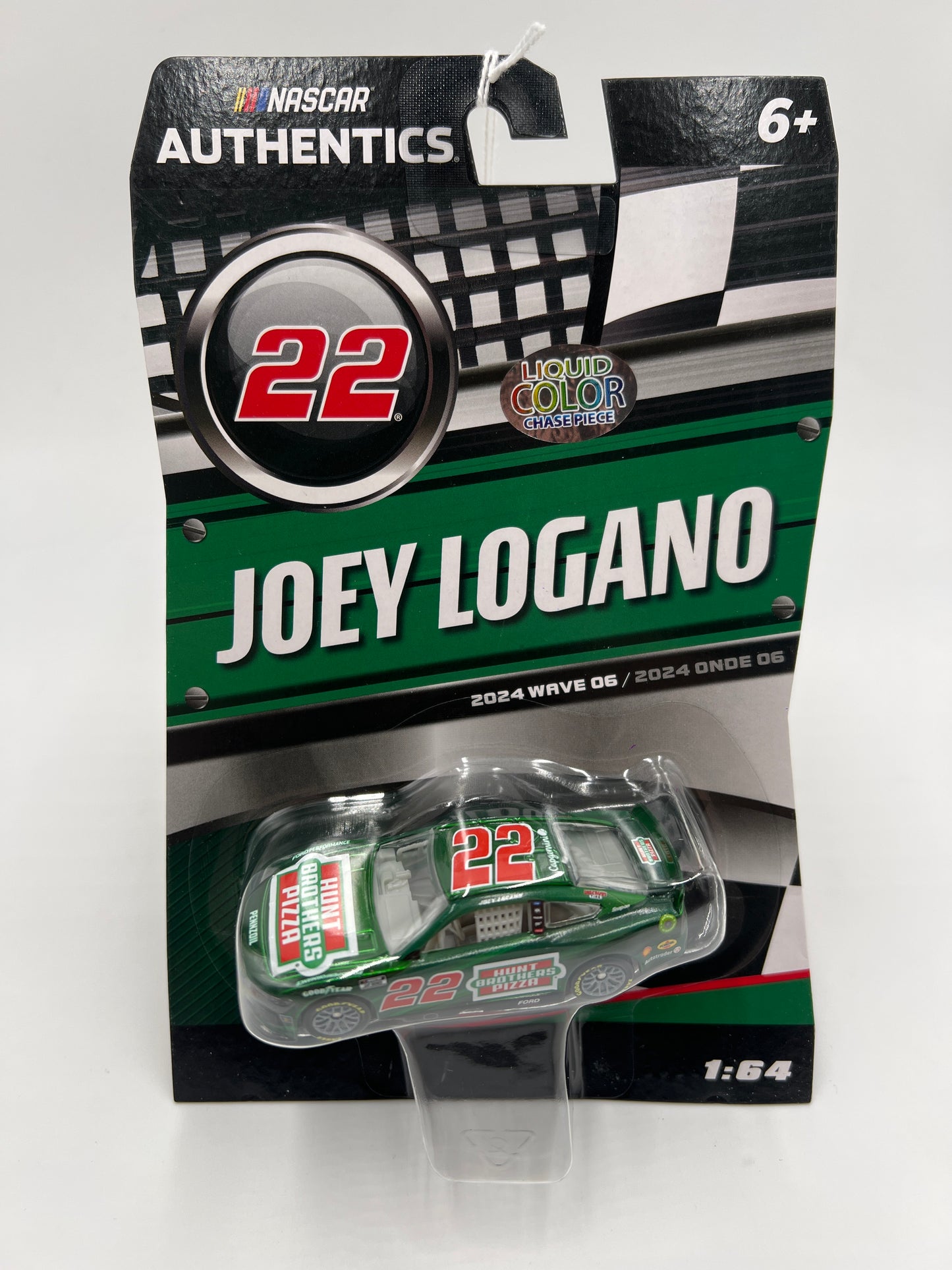 2024 Nascar Authentics Wave 6 #22 CHASE Joey Logano Hunt Brothers Pizza Green