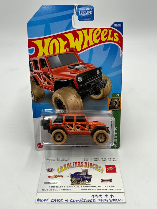 Hot Wheels 2022 Treasure Hunt 17 Jeep Wrangler #126 275D