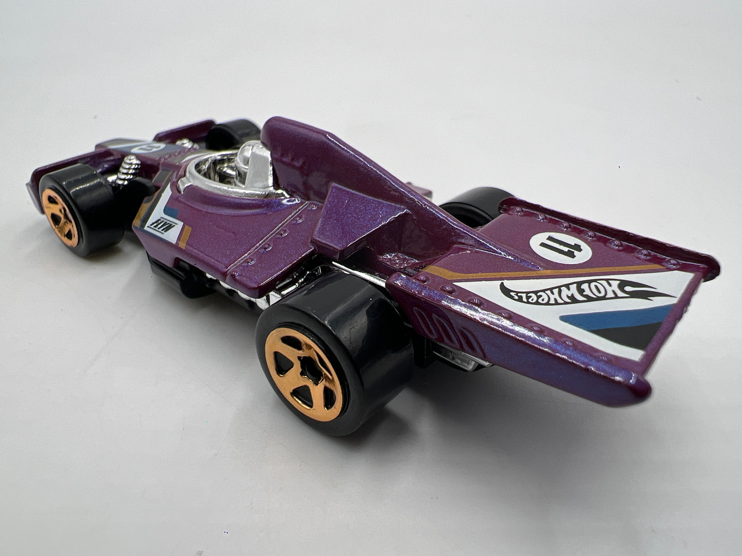 2021 Hot Wheels Mystery Models Series 2 #11 Formula Flashback Iridescent Purple