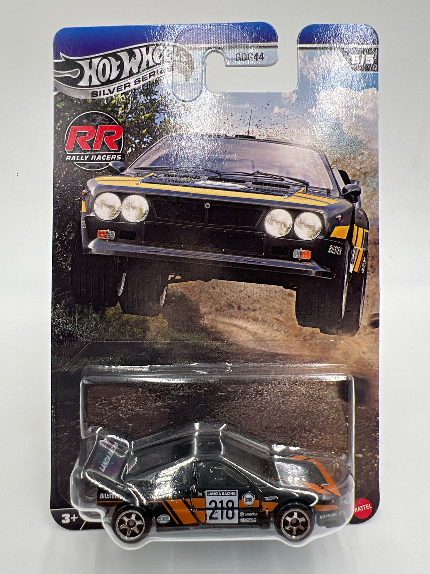 2026 Hot Wheels Silver Series Rally Racers #5 Lancia Rally 037 Black Metal Base 154G