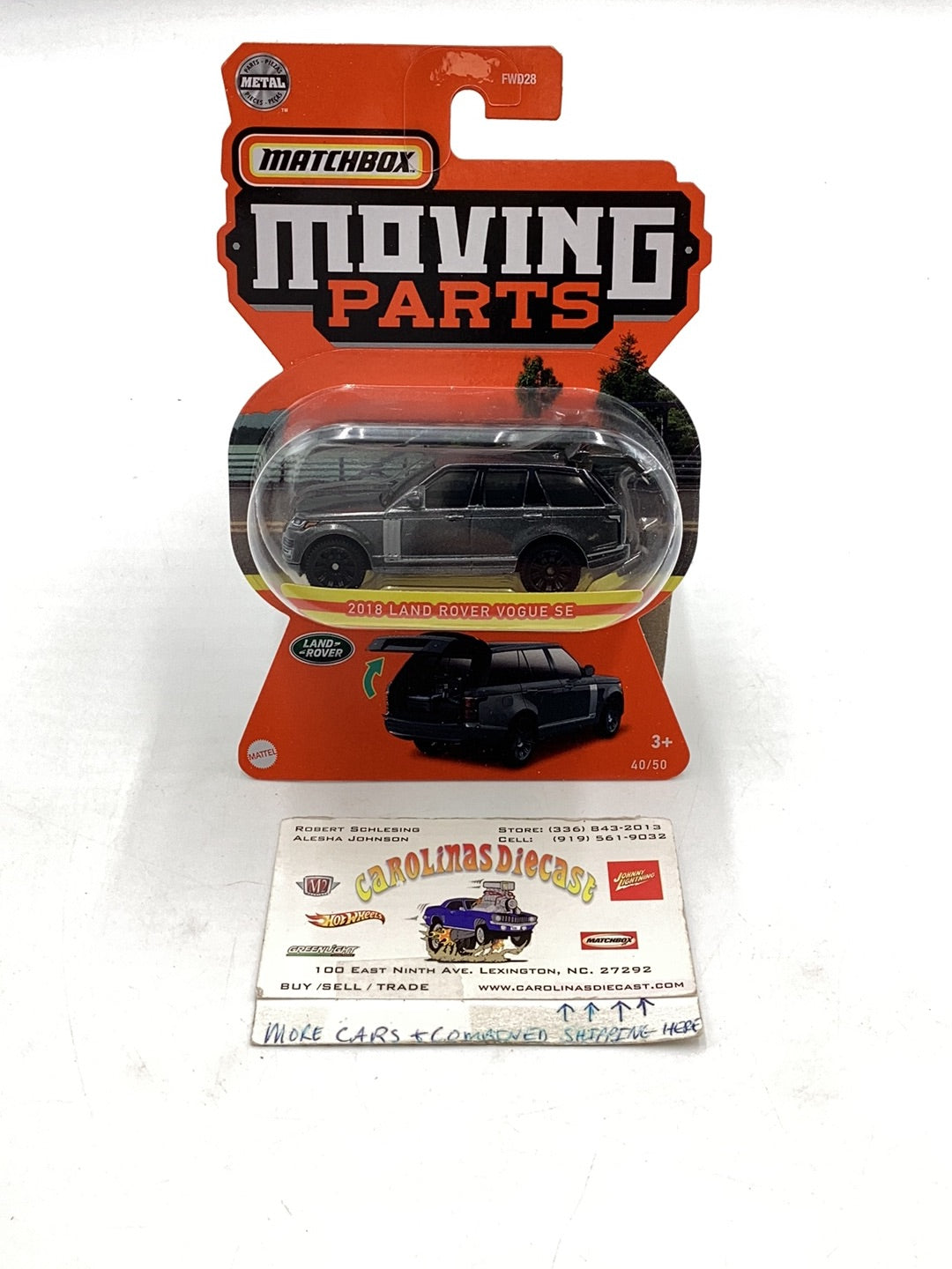 Matchbox Moving Parts 2018 Land Rover Vogue SE 40/50 165G