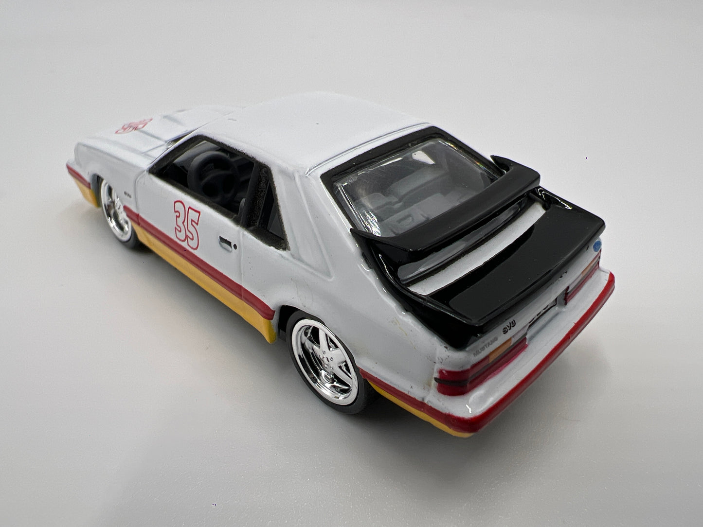 Auto World 1/64 Target Exclusive Deluxe 4 Pack Release 2 Version A 1986 Ford Mustang SVO White Loose