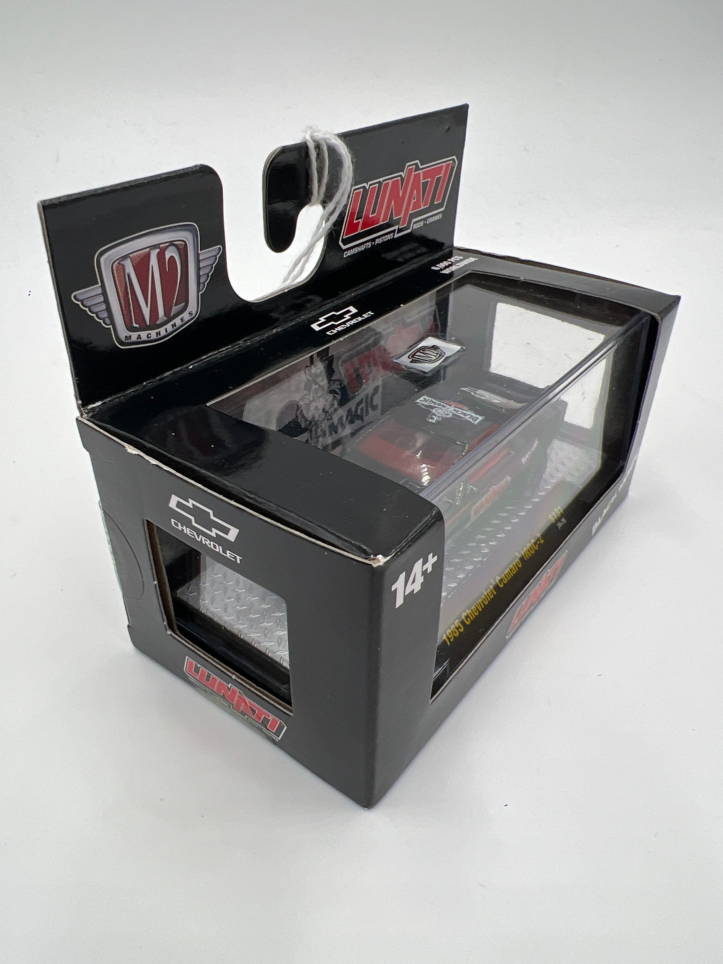 M2 Machines Target Exclusive Lunati Black Magic 1985 Chevrolet Camaro IROC-Z Black S131