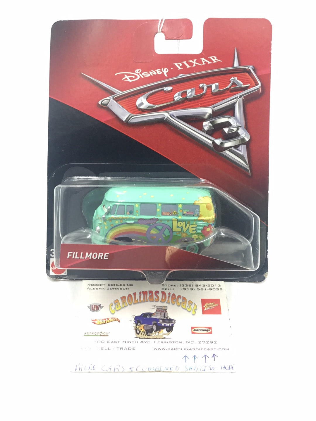 2017 Disney Pixar Cars Fillmore 141E