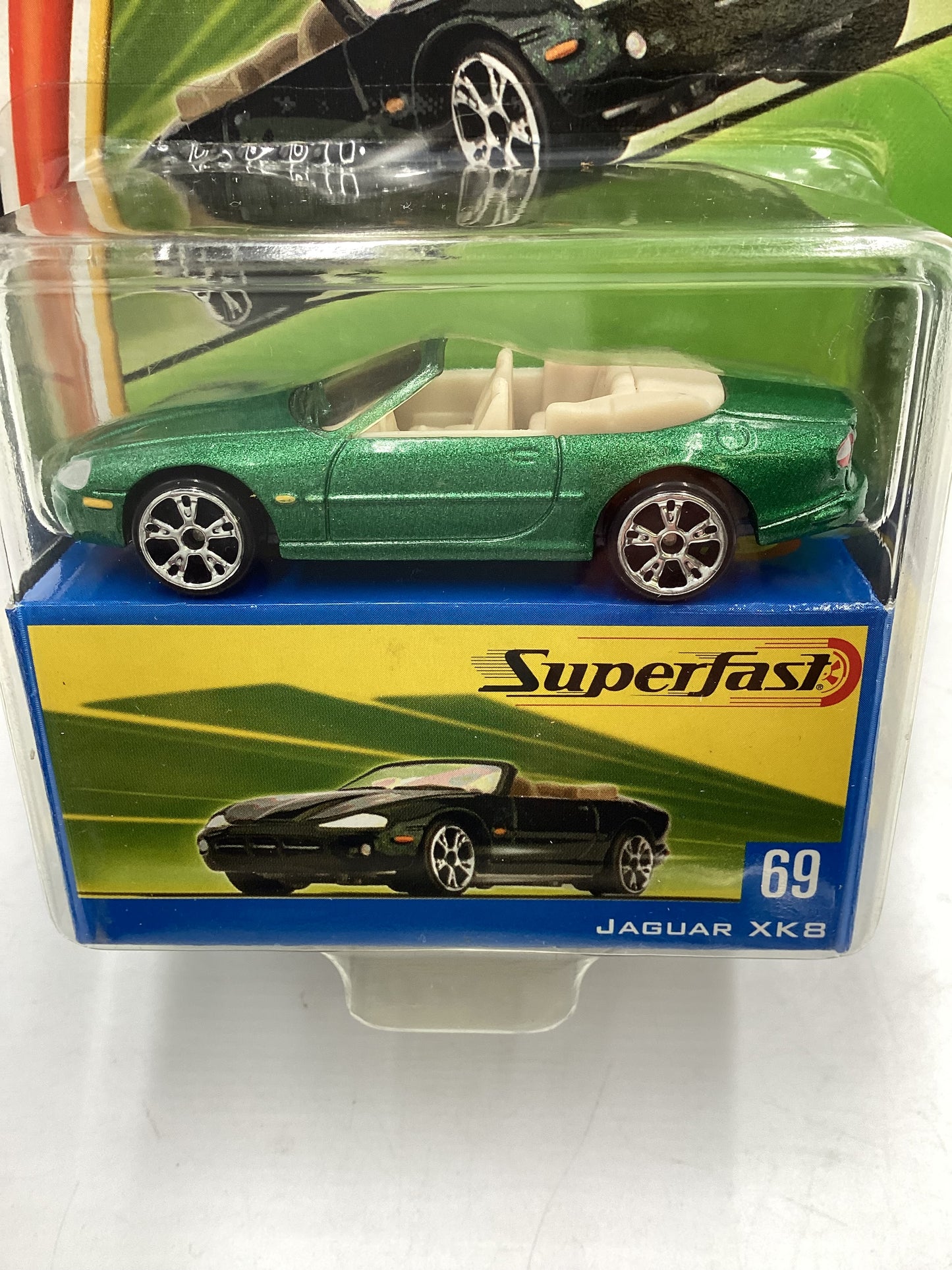 Matchbox 2004 Superfast #69 Jaguar XK8 green 170H