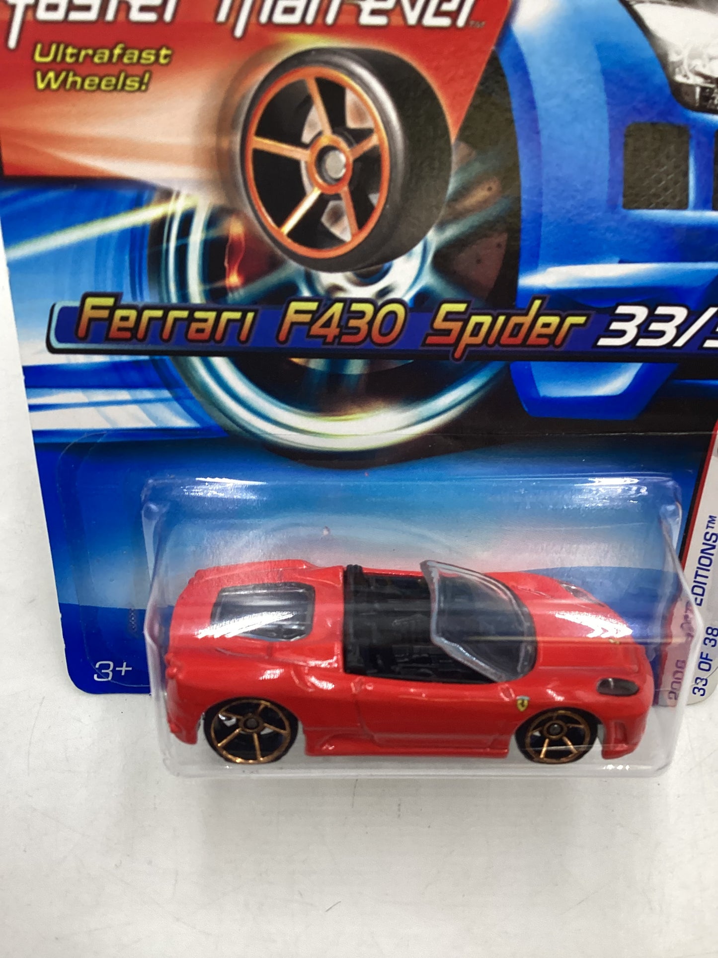 2006 Hot Wheels #033 Ferrari F430 Spider Red FTE