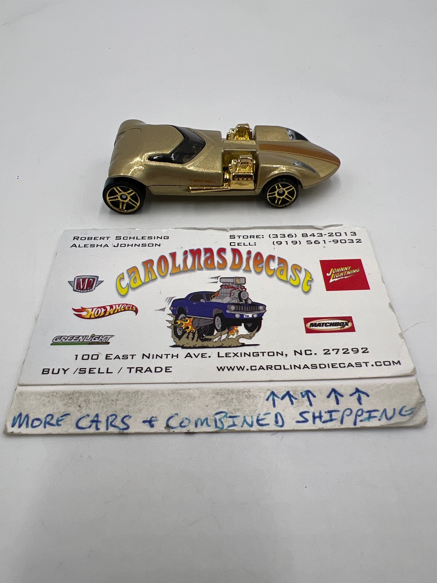 2022 Hot Wheels FAO Schwarz Loose Twin Mill Gold