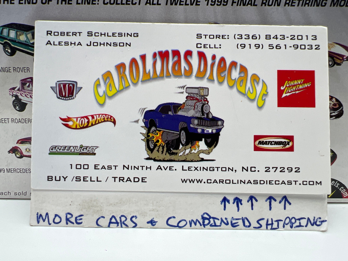 1999 Hot Wheels Final Run #10 Custom Corvette Dark Blue