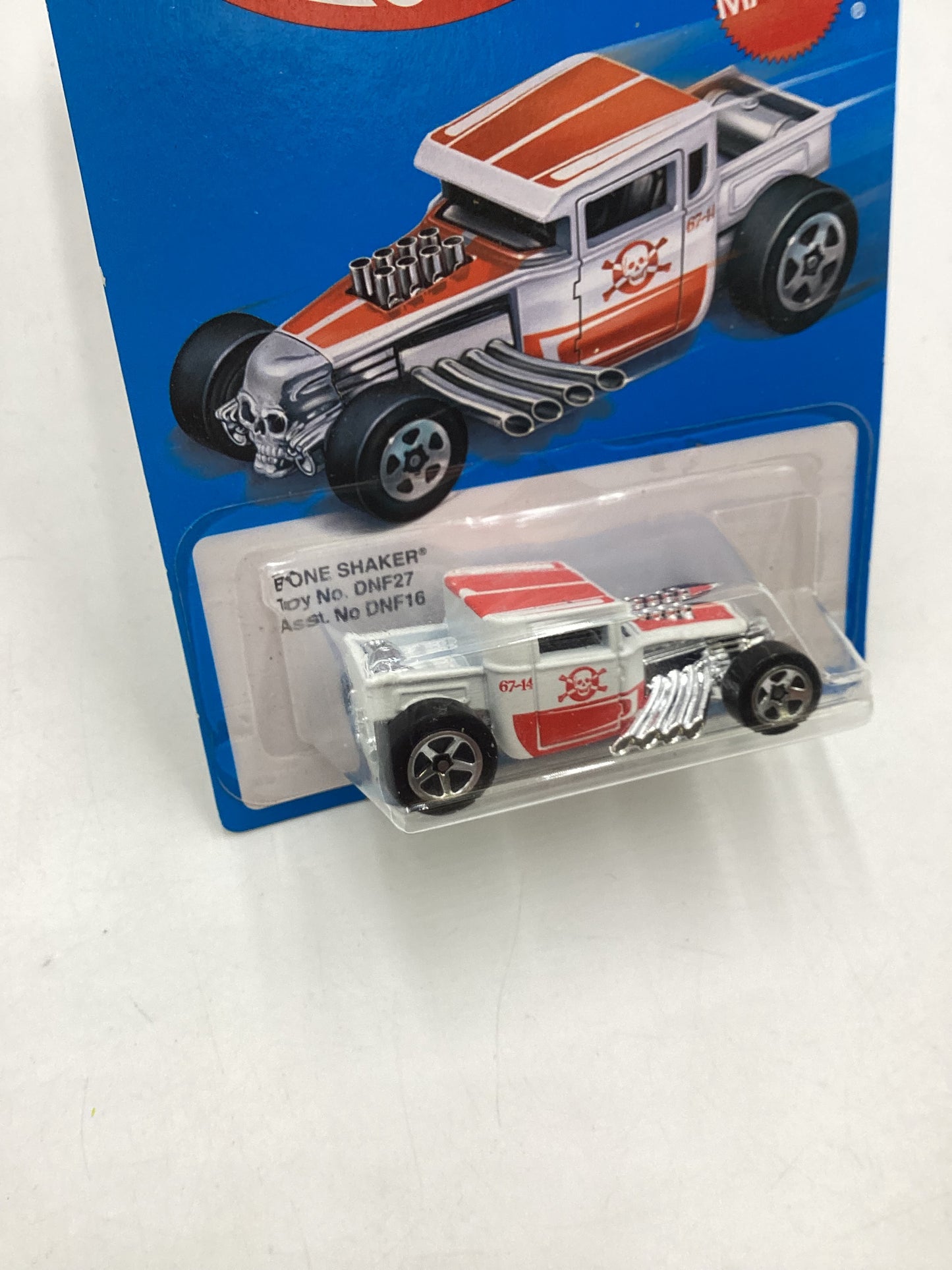 Hot Wheels Retro Style Series #DNF27 Bone Shaker White 157D