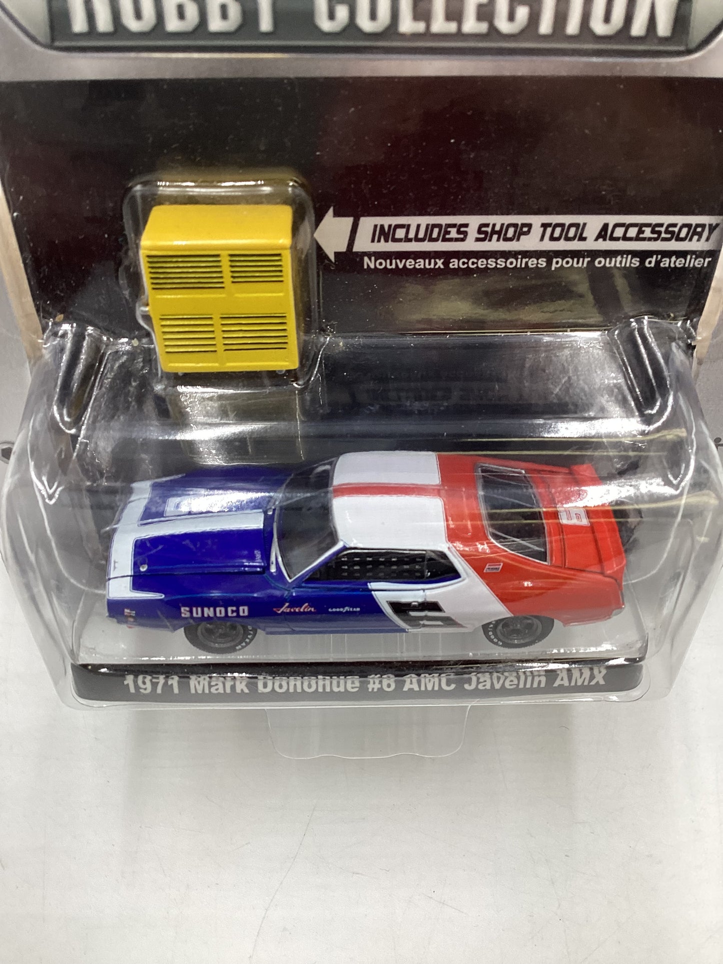 Greenlight GL Muscle Car Garage Hobby Collection Series 5 1971 Mark Donohue #6 AMC Javelin AMX