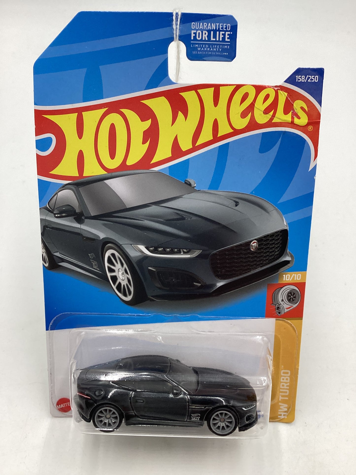 2022 Hot wheels Super treasure hunt #158 2020 Jaguar F-Type *Bad Card* w/protector