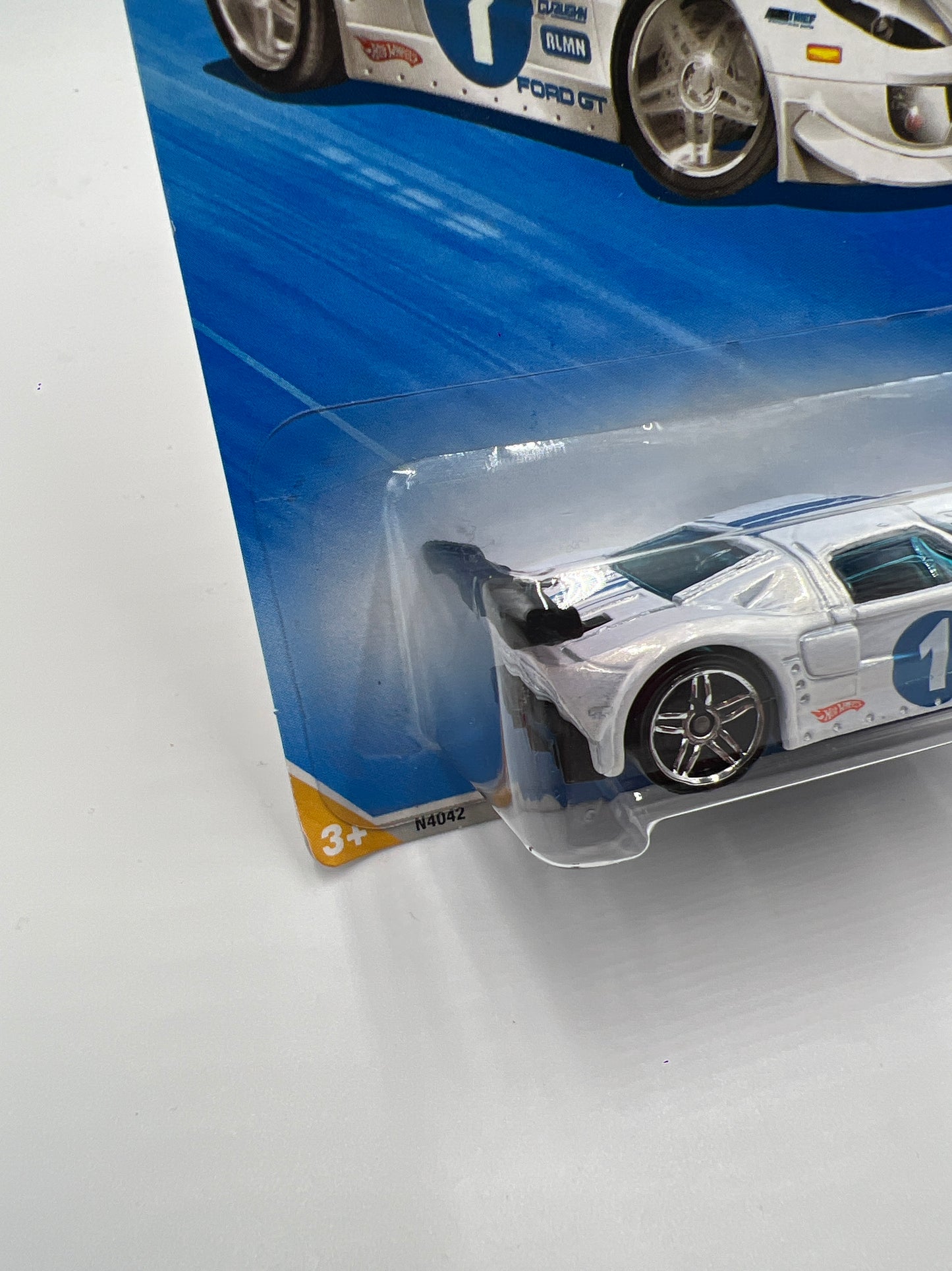 2009 Hot Wheels New Models #39 Ford GT LM White 30E