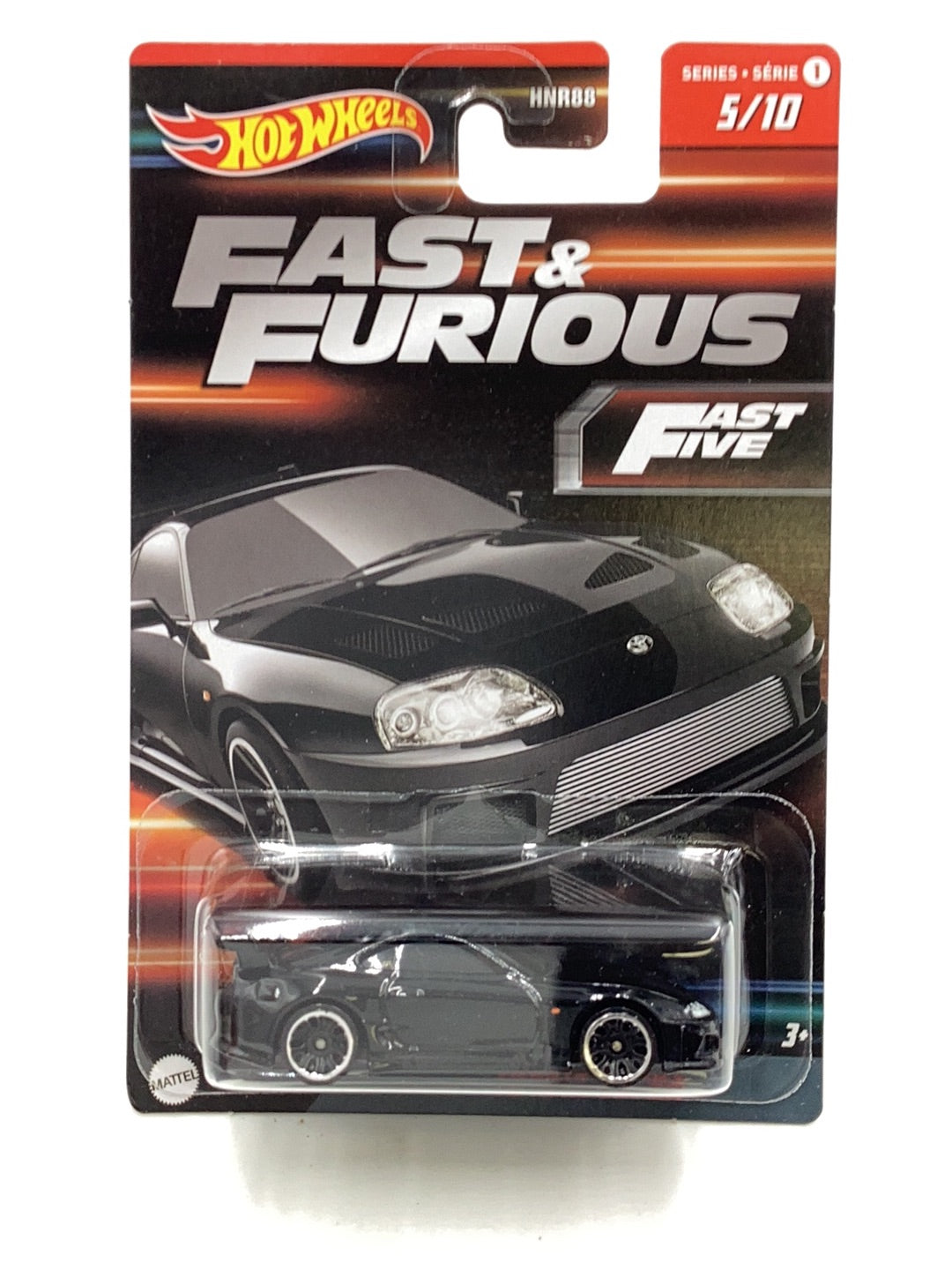 Hot Wheels Fast & Furious Series 1 #5 Toyota Supra with protector