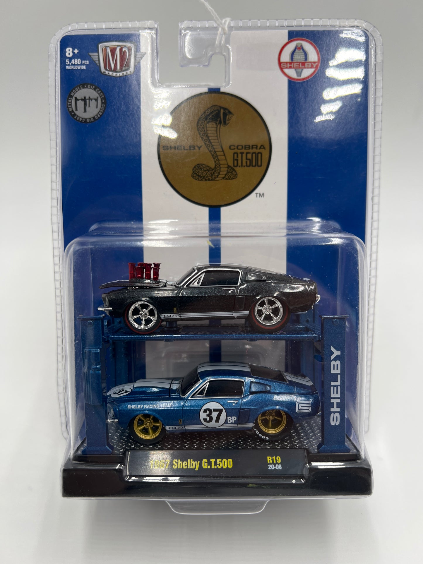 M2 Machines Auto-Lift 2 Pack 1967 Shelby G.T. 500 R19 201G