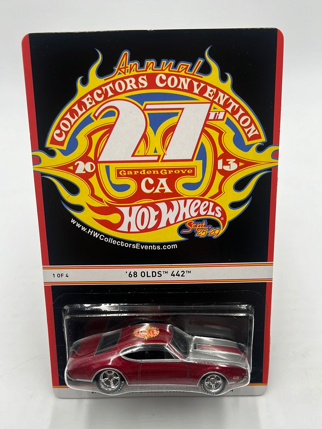 2013 Hot Wheels 27th Annual Collectors Convention ‘68 Olds 442 Low Number 189/1100