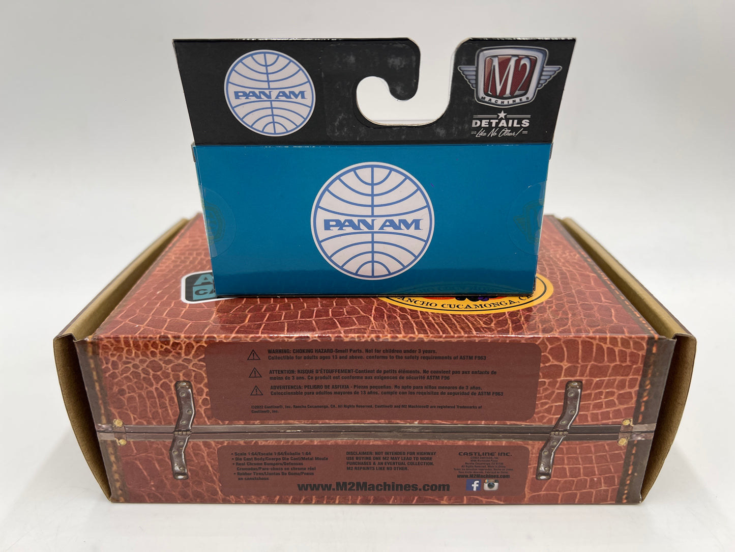 M2 Machines Auto-Club PanAm 1960 Volkswagen Type 2 PickUp Blue/White S113