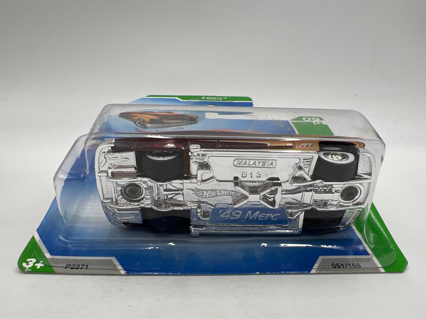 2009 Hot Wheels Super Treasure Hunt Short Card #51 49 Merc Brown W/Protector