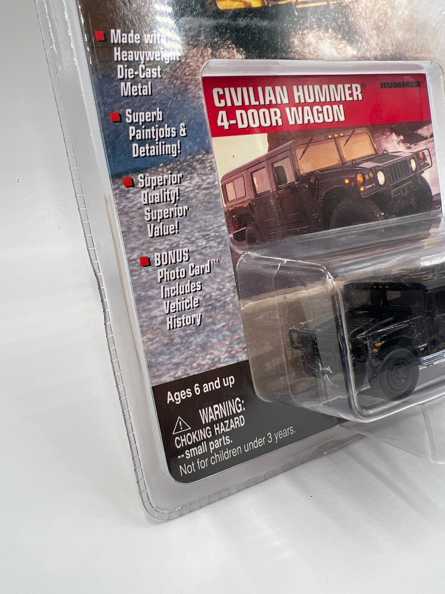 Johnny Lightning Hummer Series Civilian Hummer 4-Door Wagon Black 221H