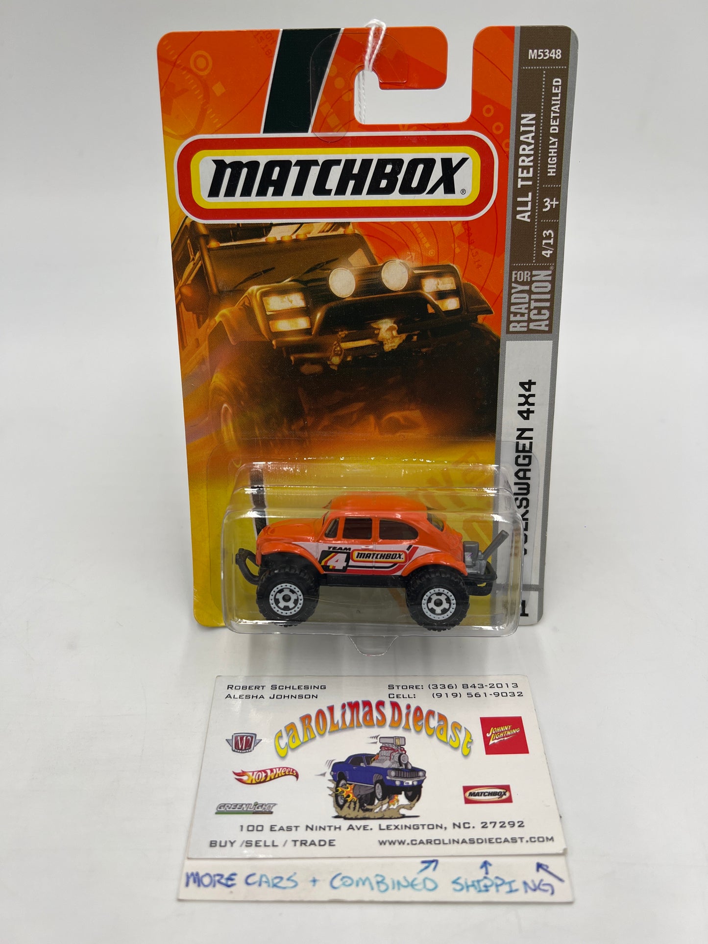 Matchbox All Terrain #91 Volkswagen 4x4 Orange 209H