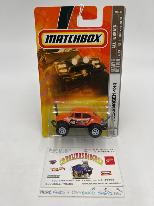 Matchbox All Terrain #91 Volkswagen 4x4 Orange 209H