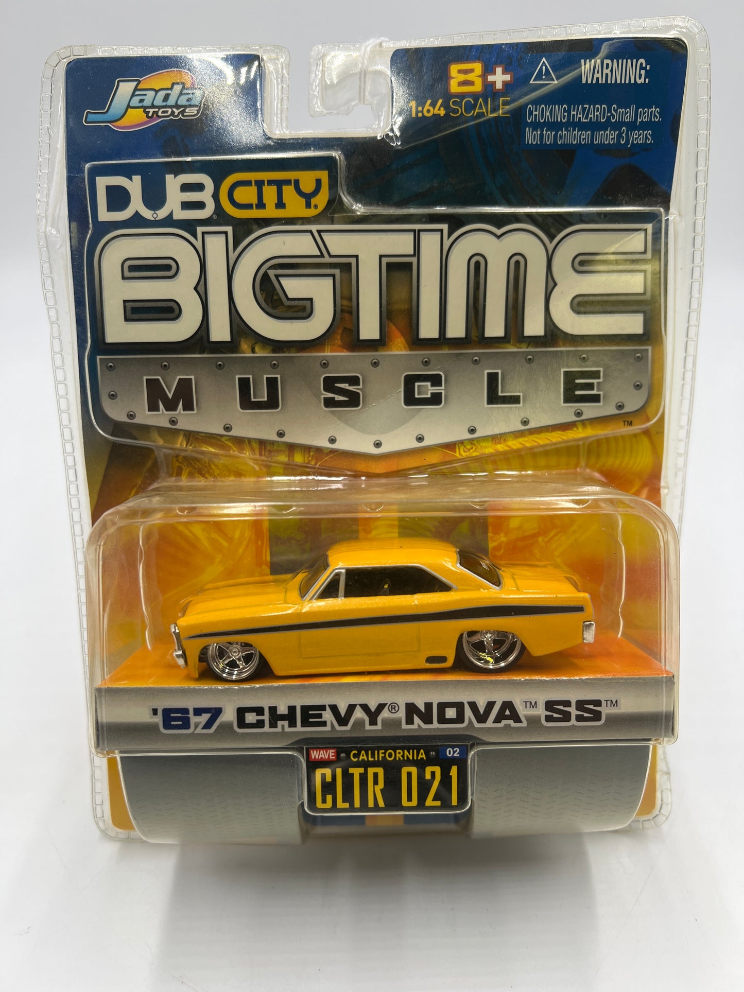 Jada Dub City Big Time Muscle 67 Chevy Nova SS Yellow 185A