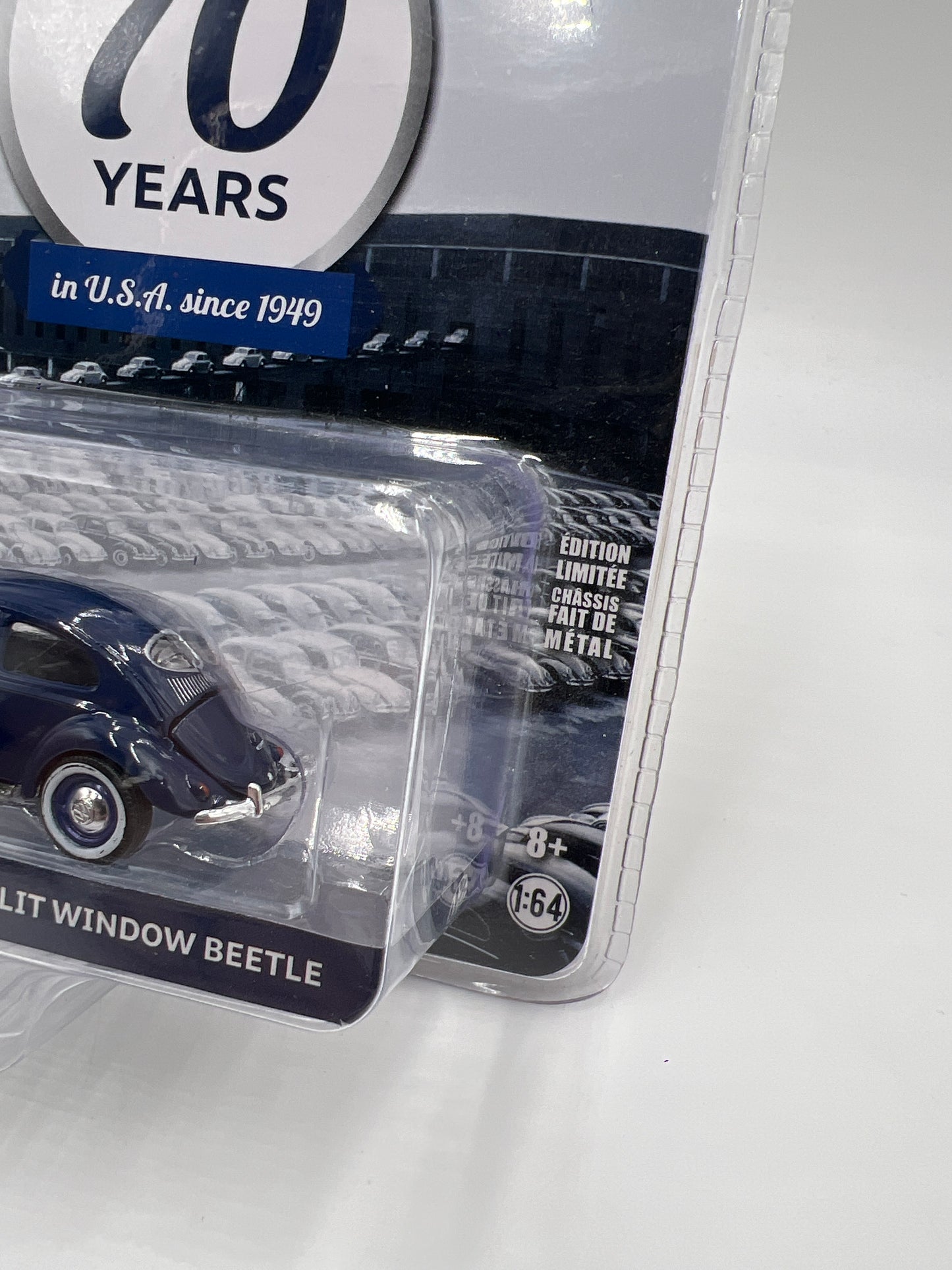 Greenlight 70 Years 1949 Volkswagen Type 1 Split Window Beetle Blue 182C