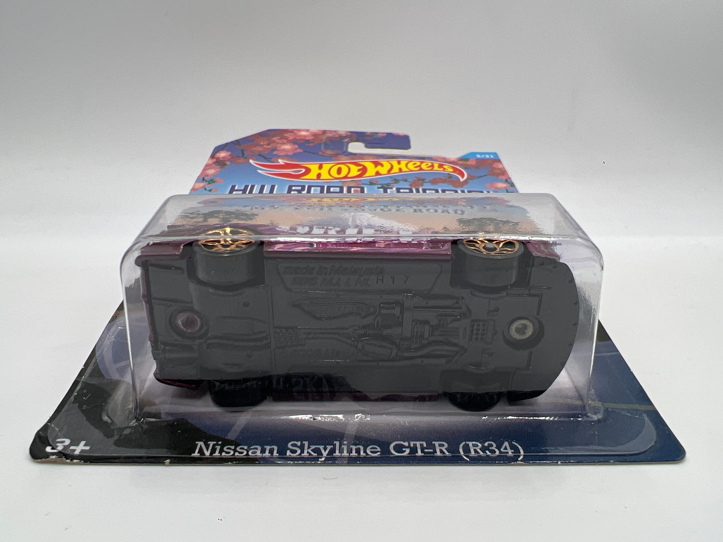 Hot Wheels HW Road Trippin #9 Nissan Skyline GT-R R34 W/Protector