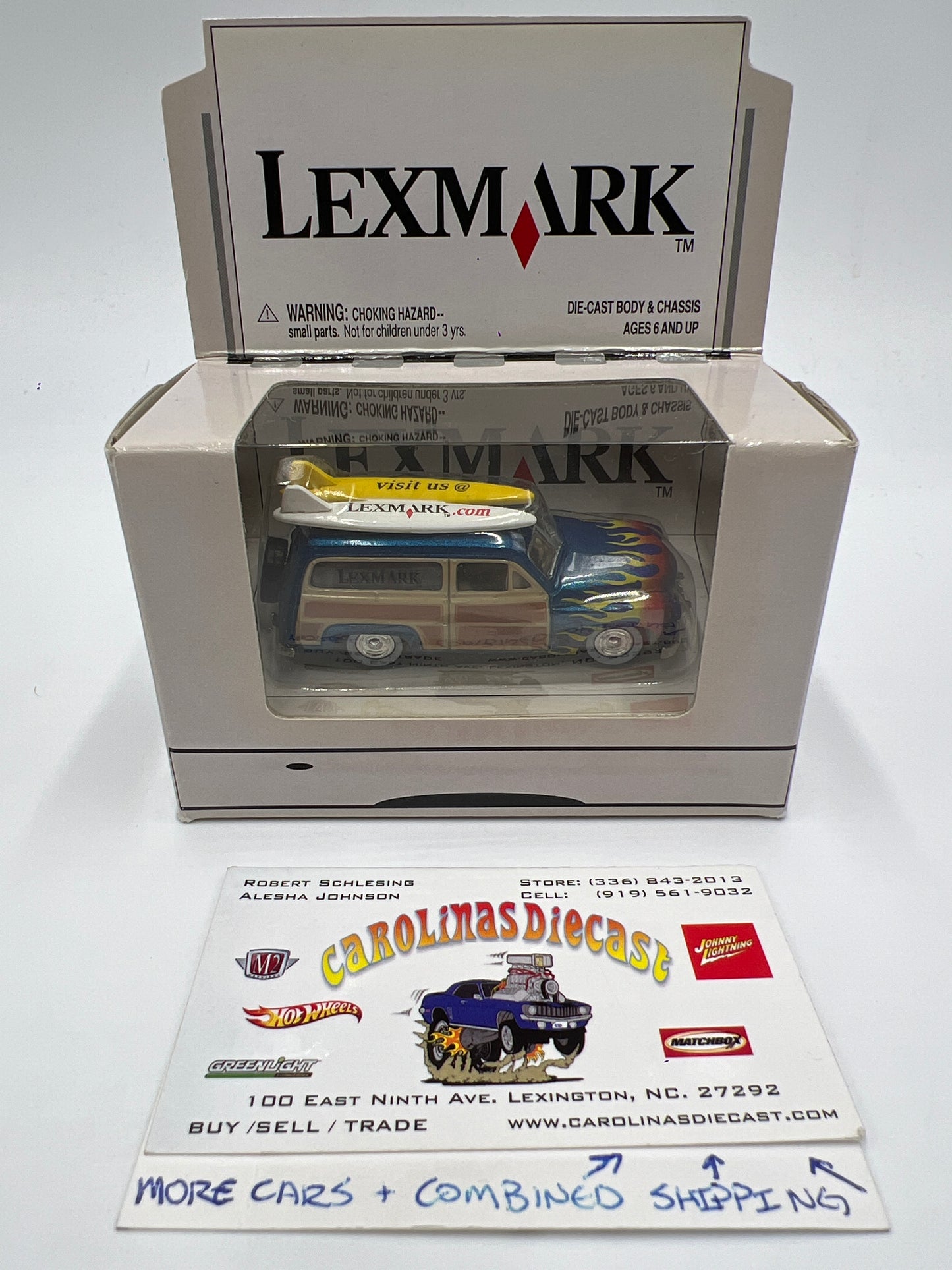 Johnny Lightning Lexmark Mercury Woodie Station Wagon Blue