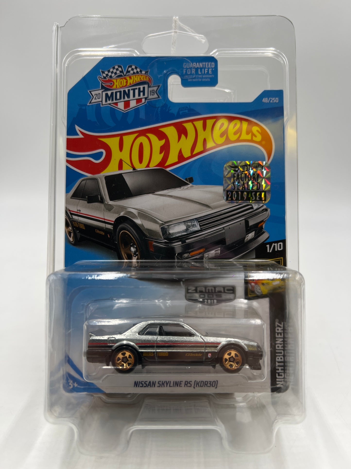 2019 Hot Wheels Factory Sealed Zamac 005 #48 Nissan Skyline RS KDR30 W/Protector