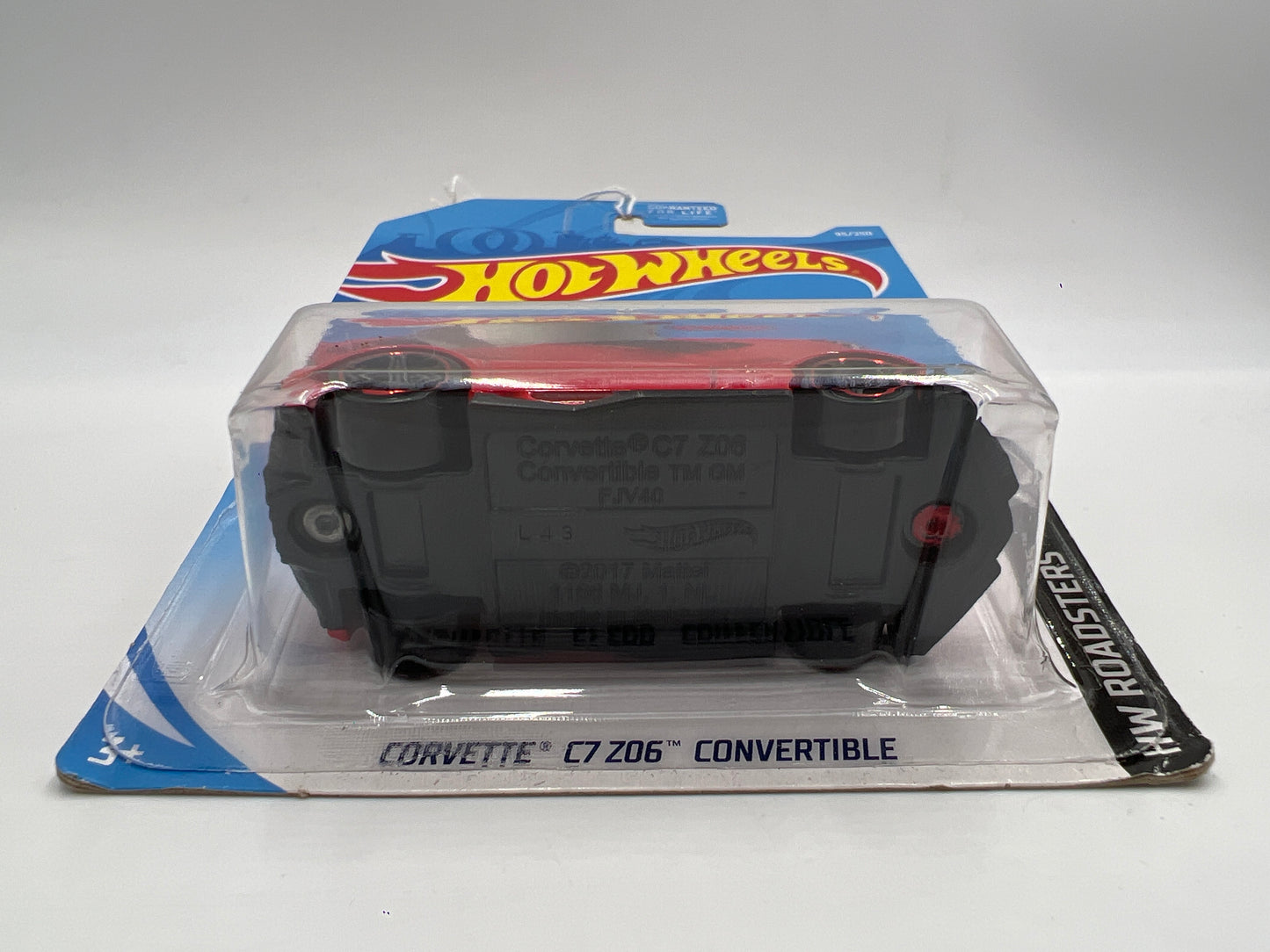 2019 Hot Wheels Roadsters #95 Corvette C7 Z06 Convertible Red 7C