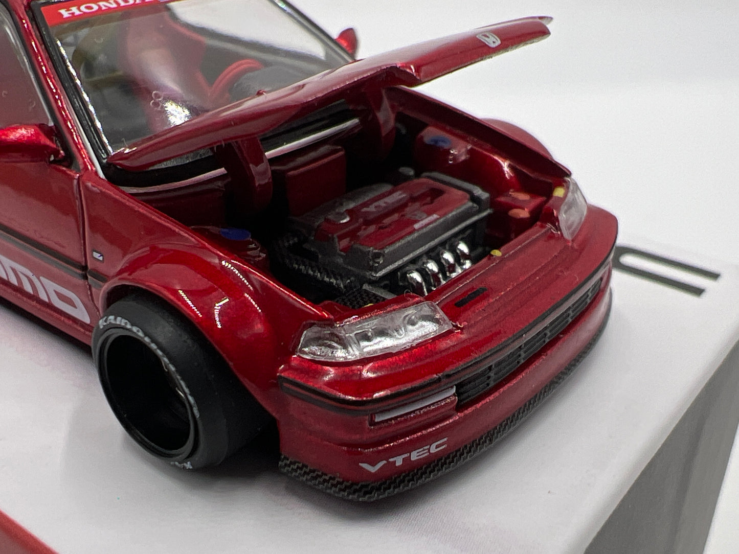Mini GT x Kaido House #156 Honda Civic EF Kaido Works V2 Primo Red